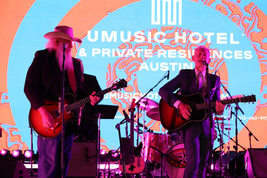 Lyle Lovett and Asleep at the Wheel kicked off the party for the hotel’s unveiling